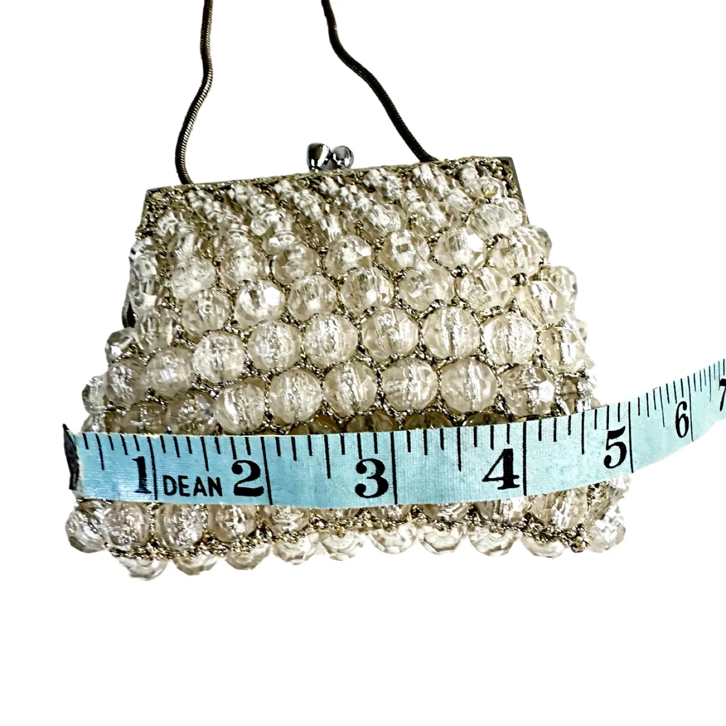 Vintage Beaded Evening Wedding Bag Purse image indicator(8)