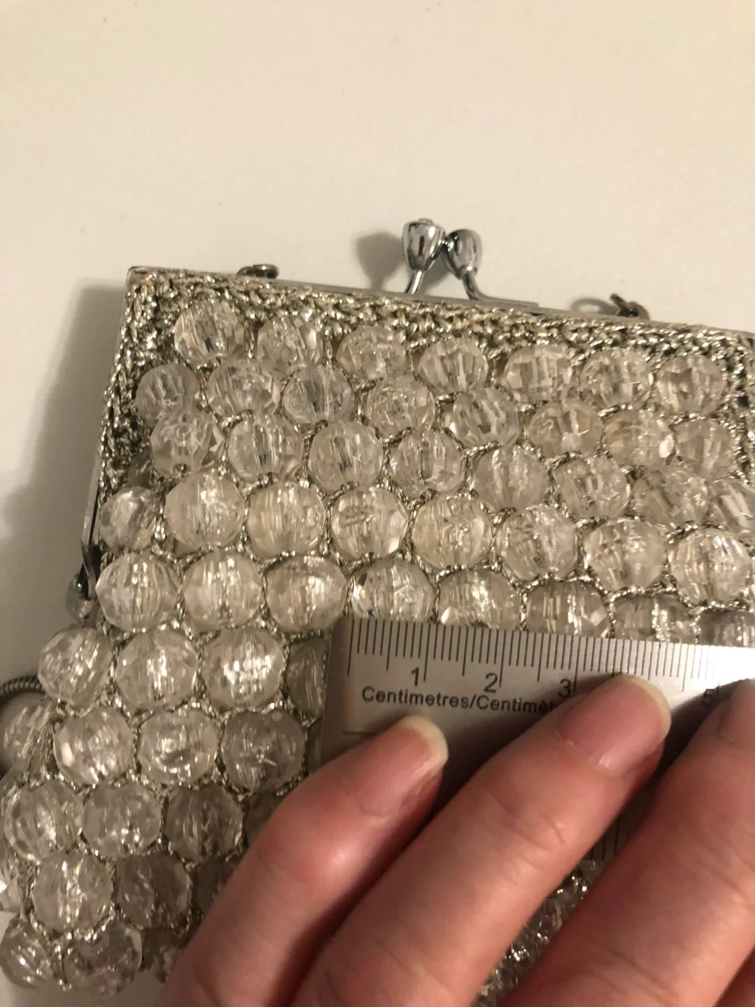 Vintage Beaded Evening Wedding Bag Purse image indicator(6)