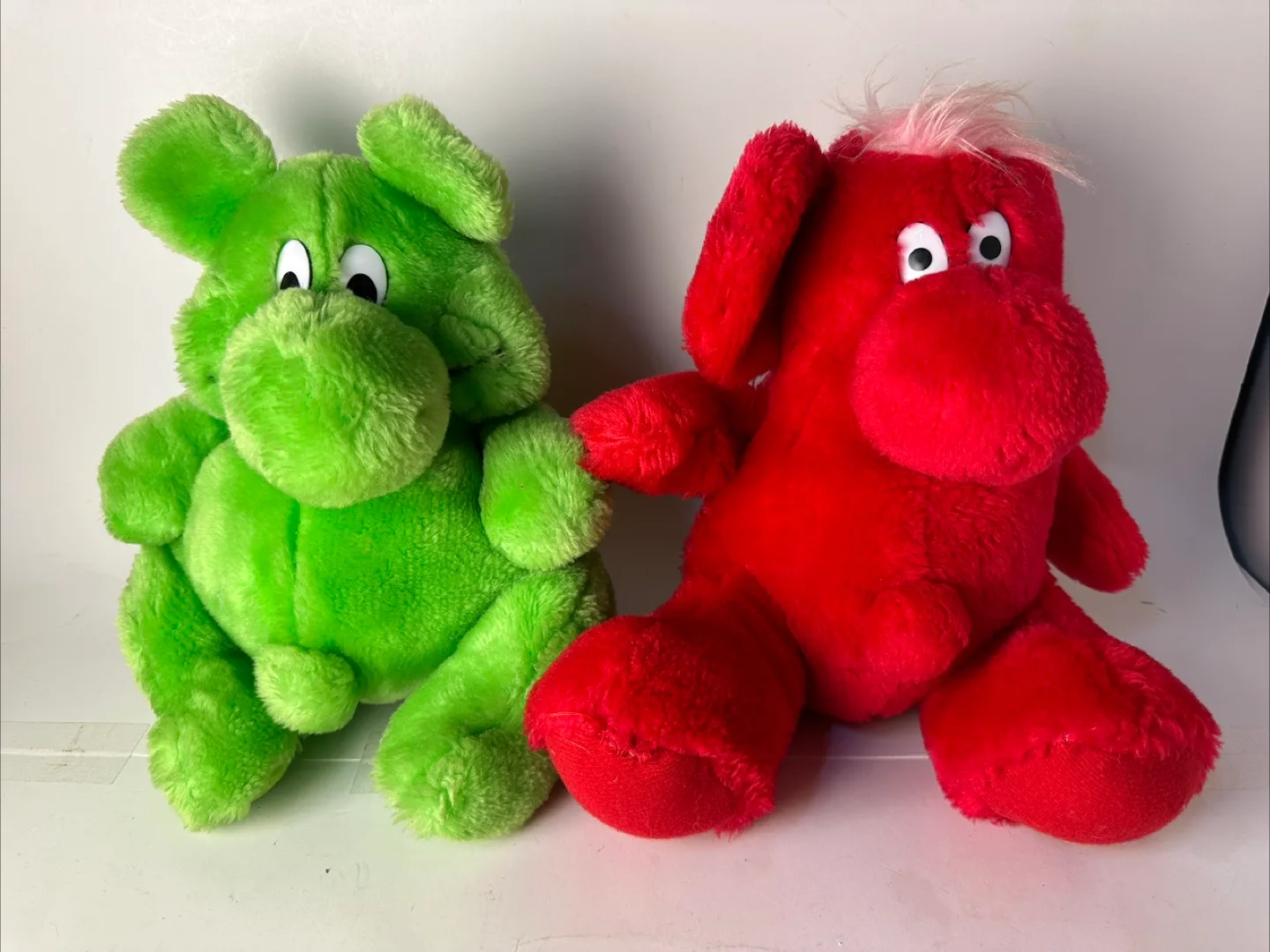 Vintage Kodak Kolorkins Red and Green Plush thumbnail