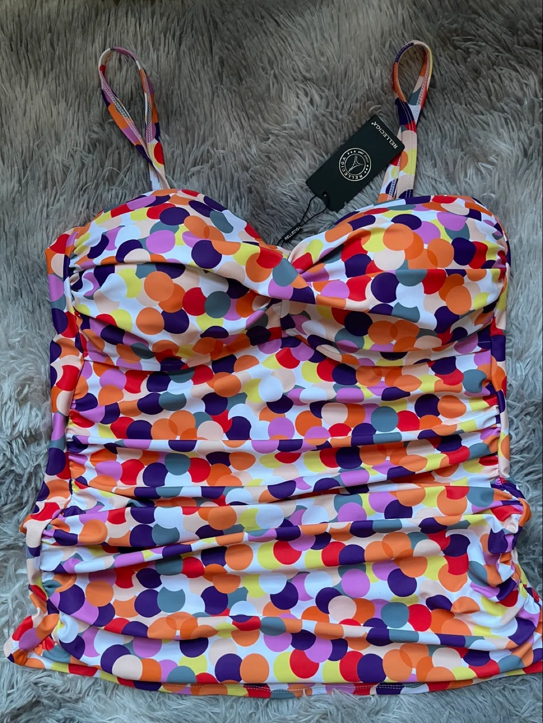 Tankini Ruched Swimsuit - Large 🇨🇦 image indicator(2)
