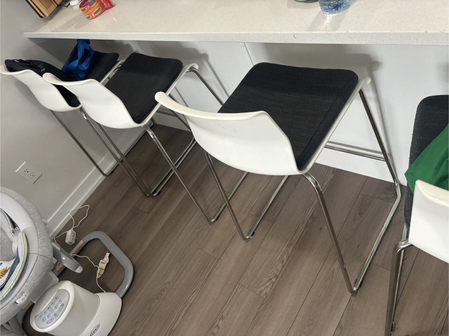 2 ikea Glenn stools