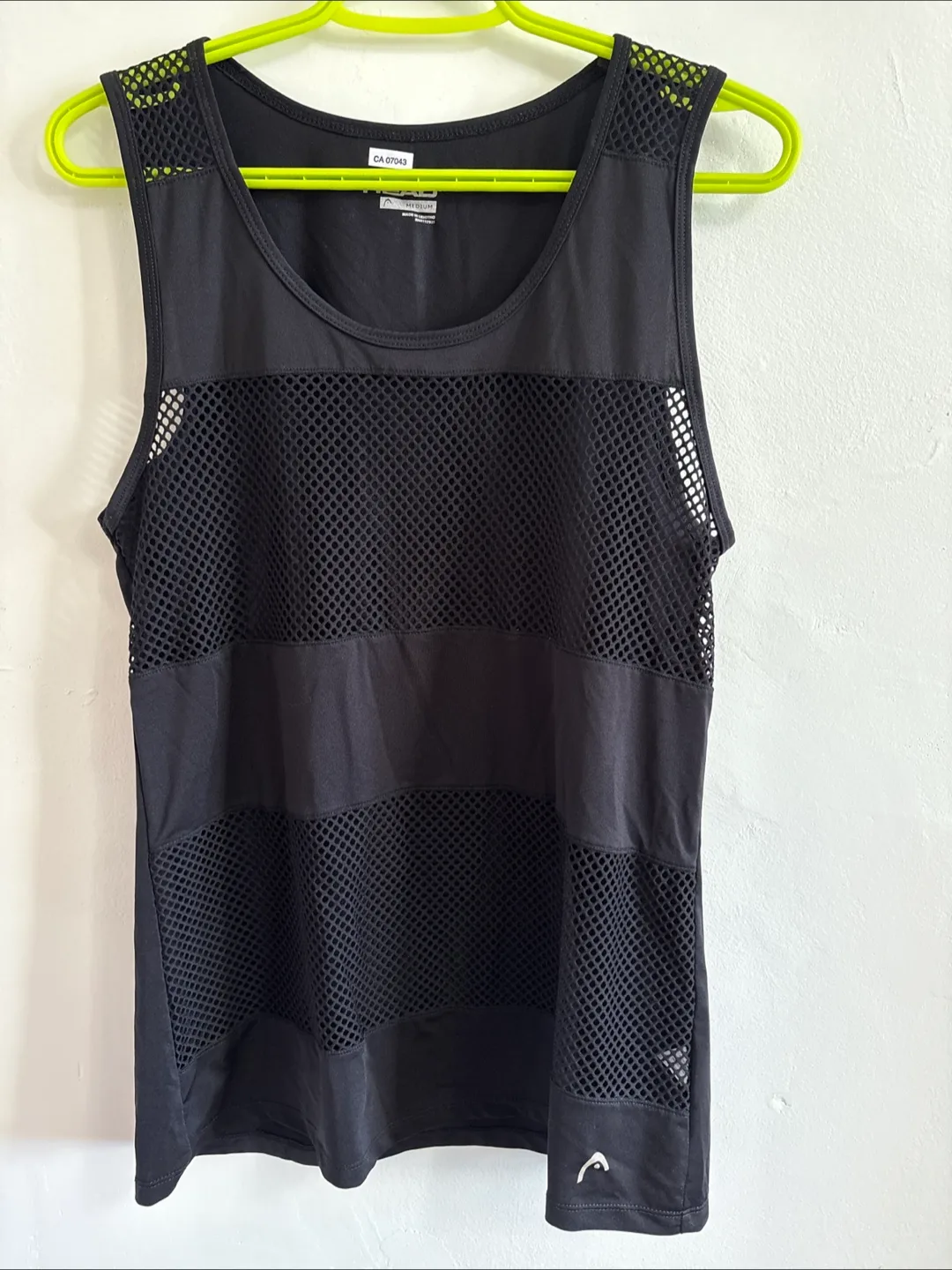 🇨🇦HEAD Black Mesh Tank Top - Size Medium thumbnail