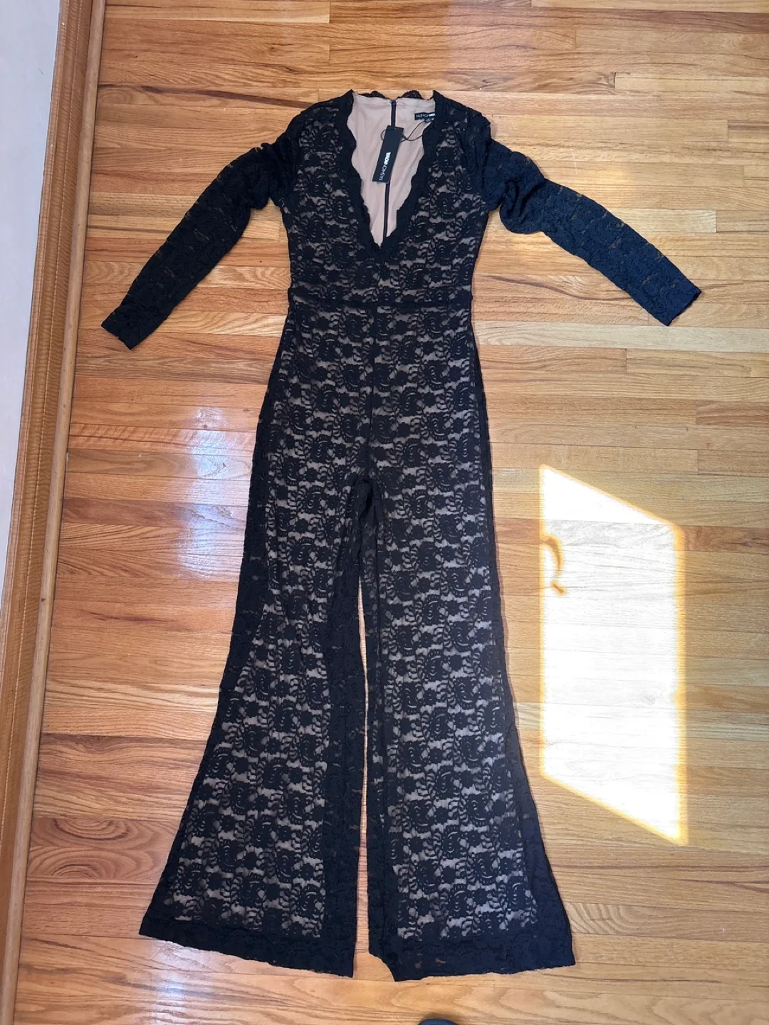 Fashion Nova Black Lace Jumpsuit image indicator(3)