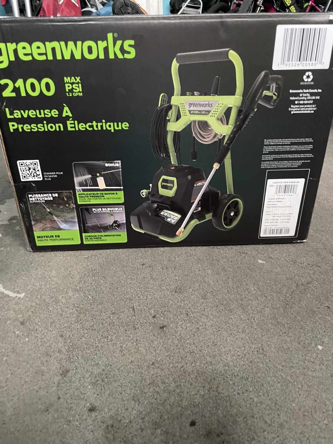 Greenworks 2100 PSI Electric Pressure Washer - NEW! - photo 3