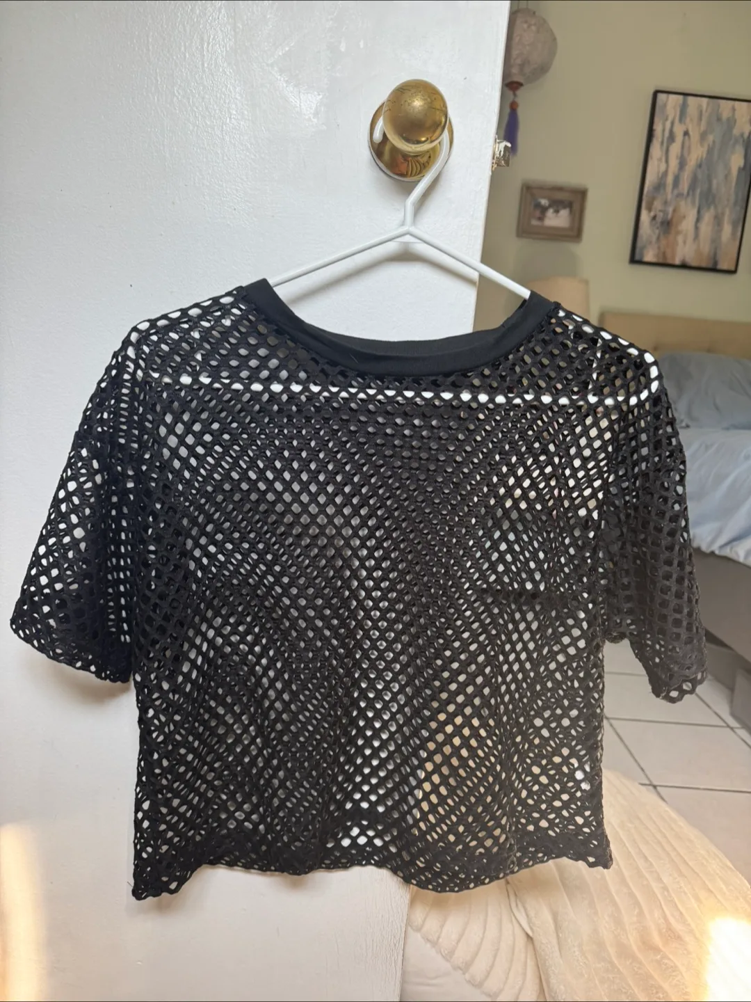 Fish Net Crop Top thumbnail