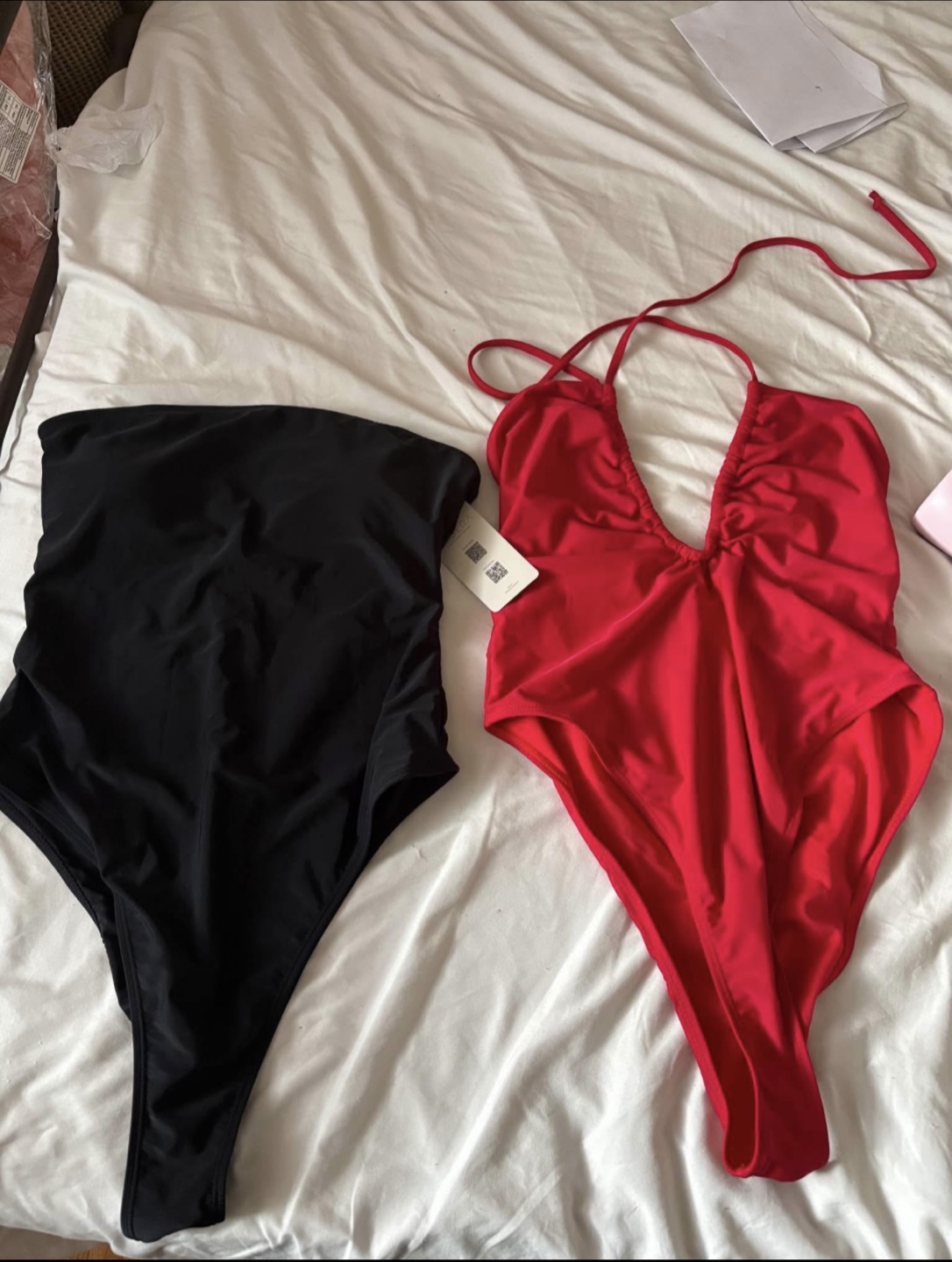Swimsuits - Black and Red
