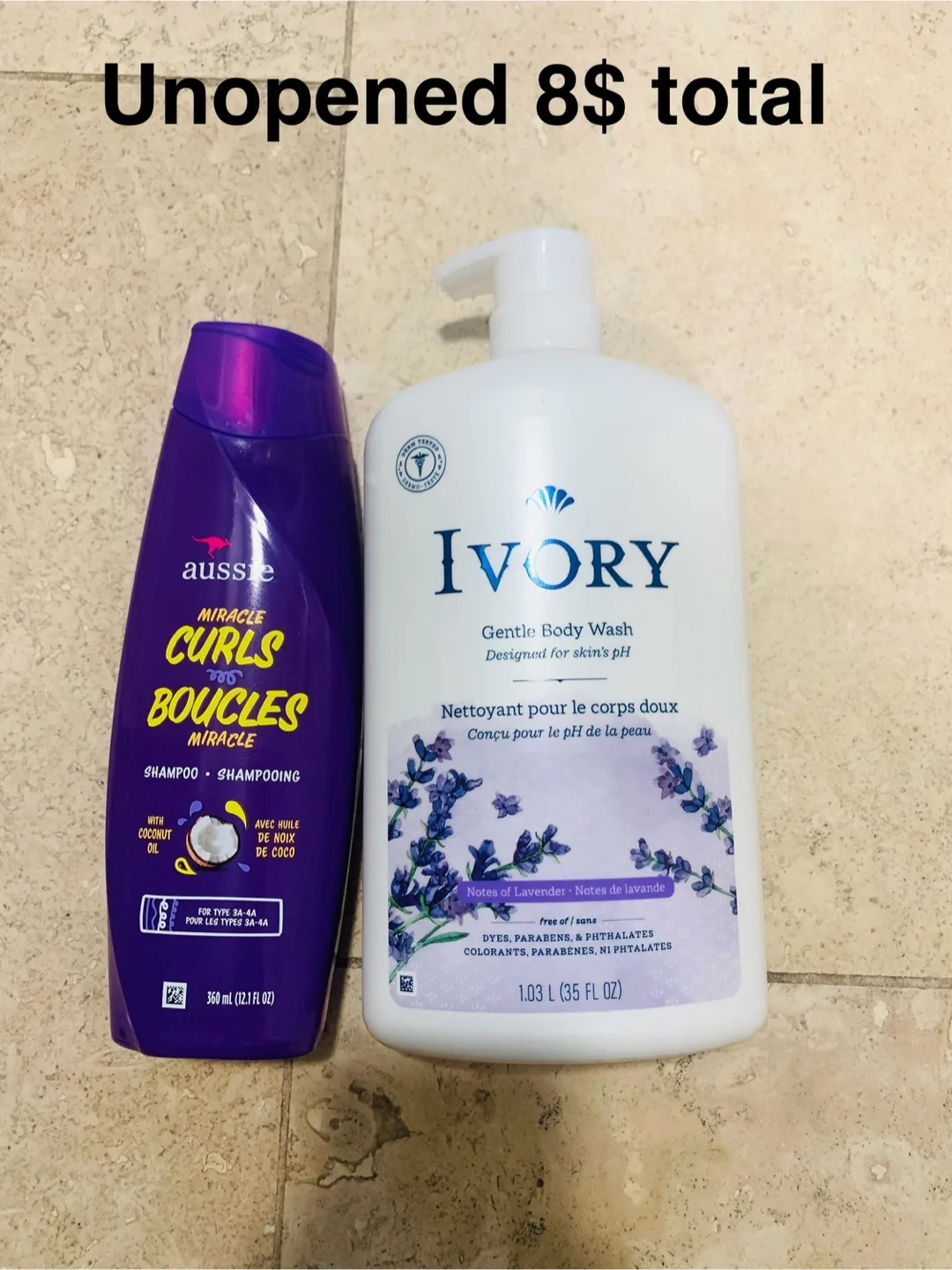 Aussie Miracle Curls & Ivory Body Wash - Unopened thumbnail