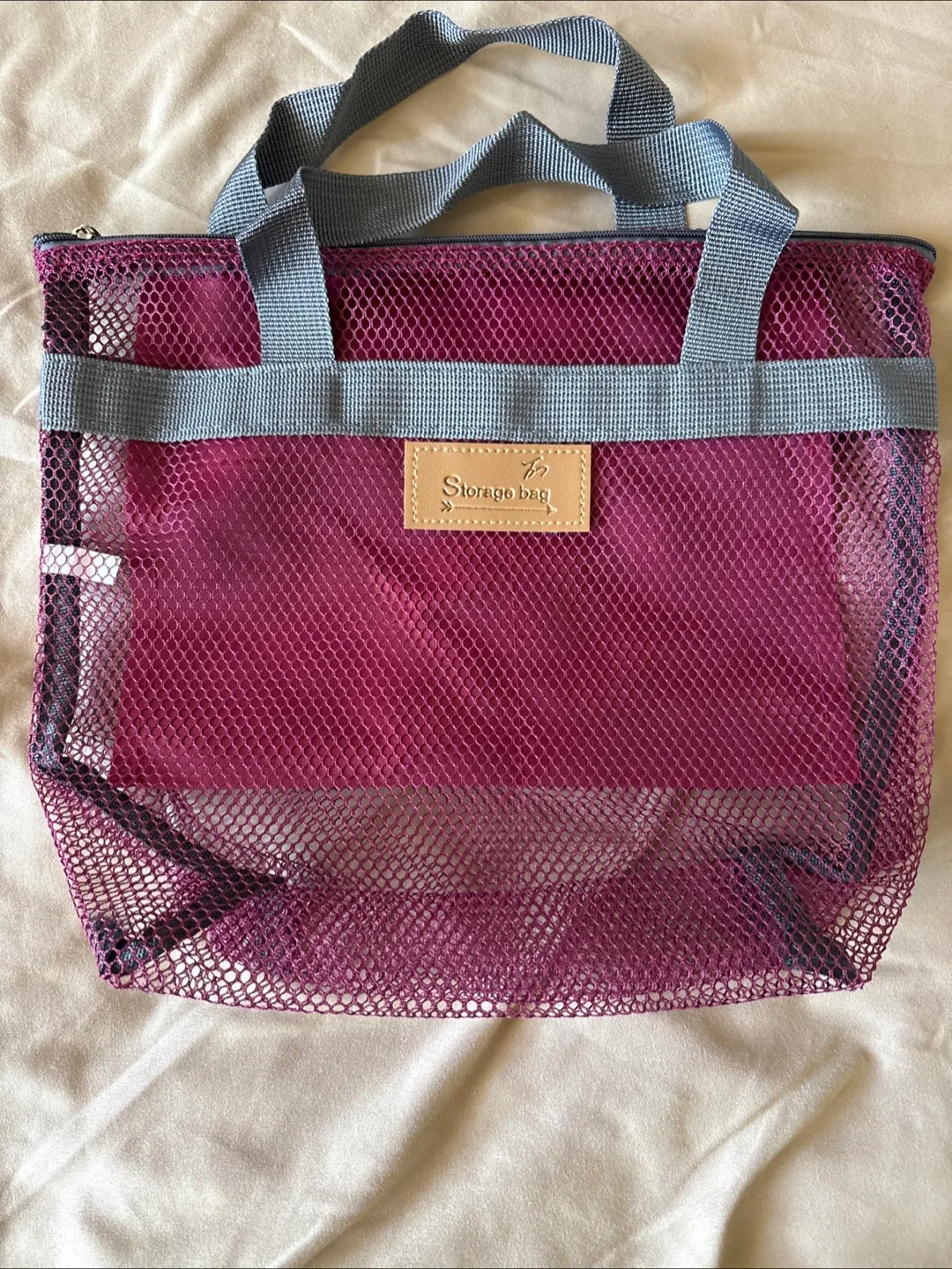🇨🇦Purple Mesh Storage Bag thumbnail