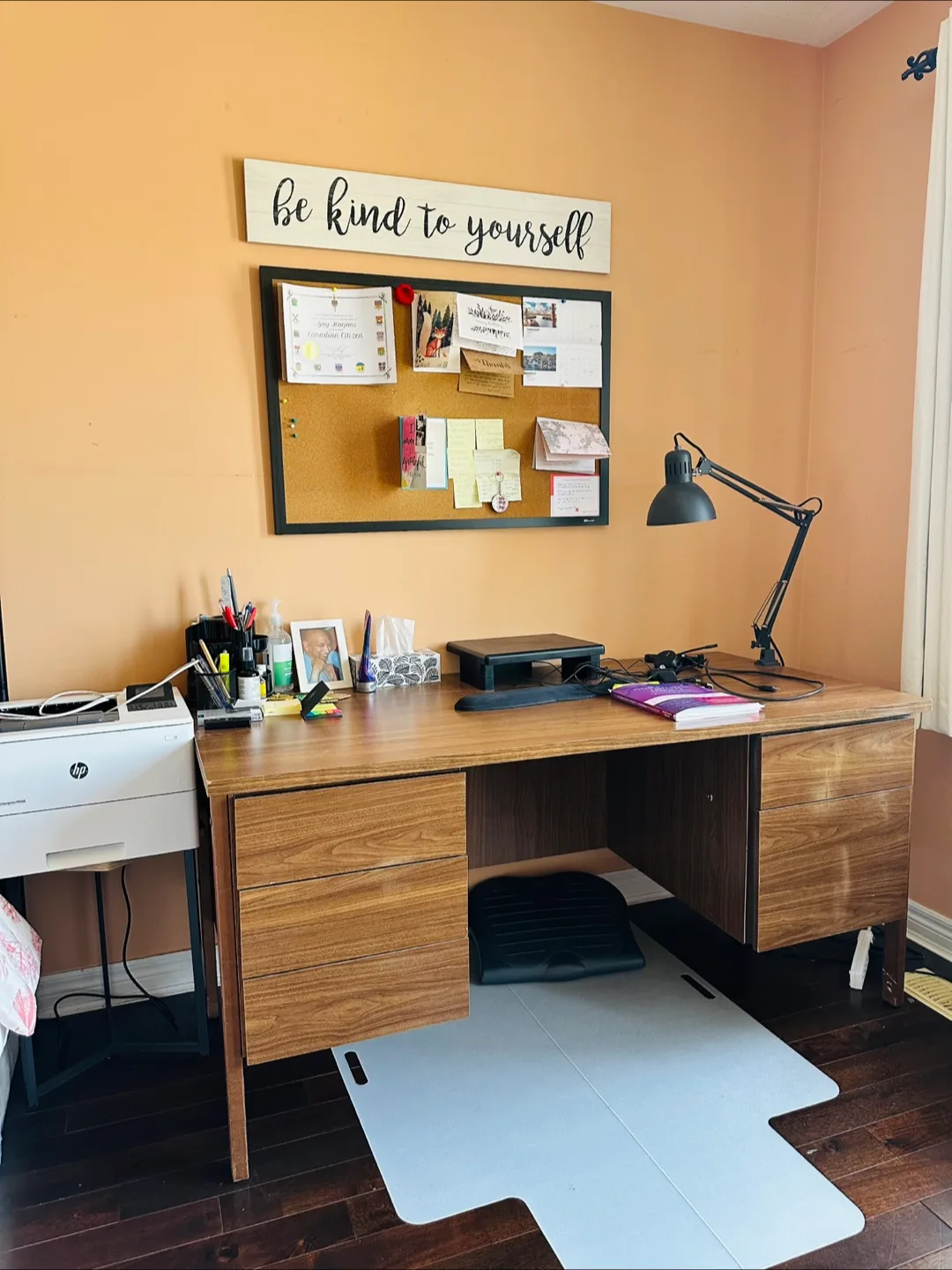 Wooden Desk with Drawers thumbnail