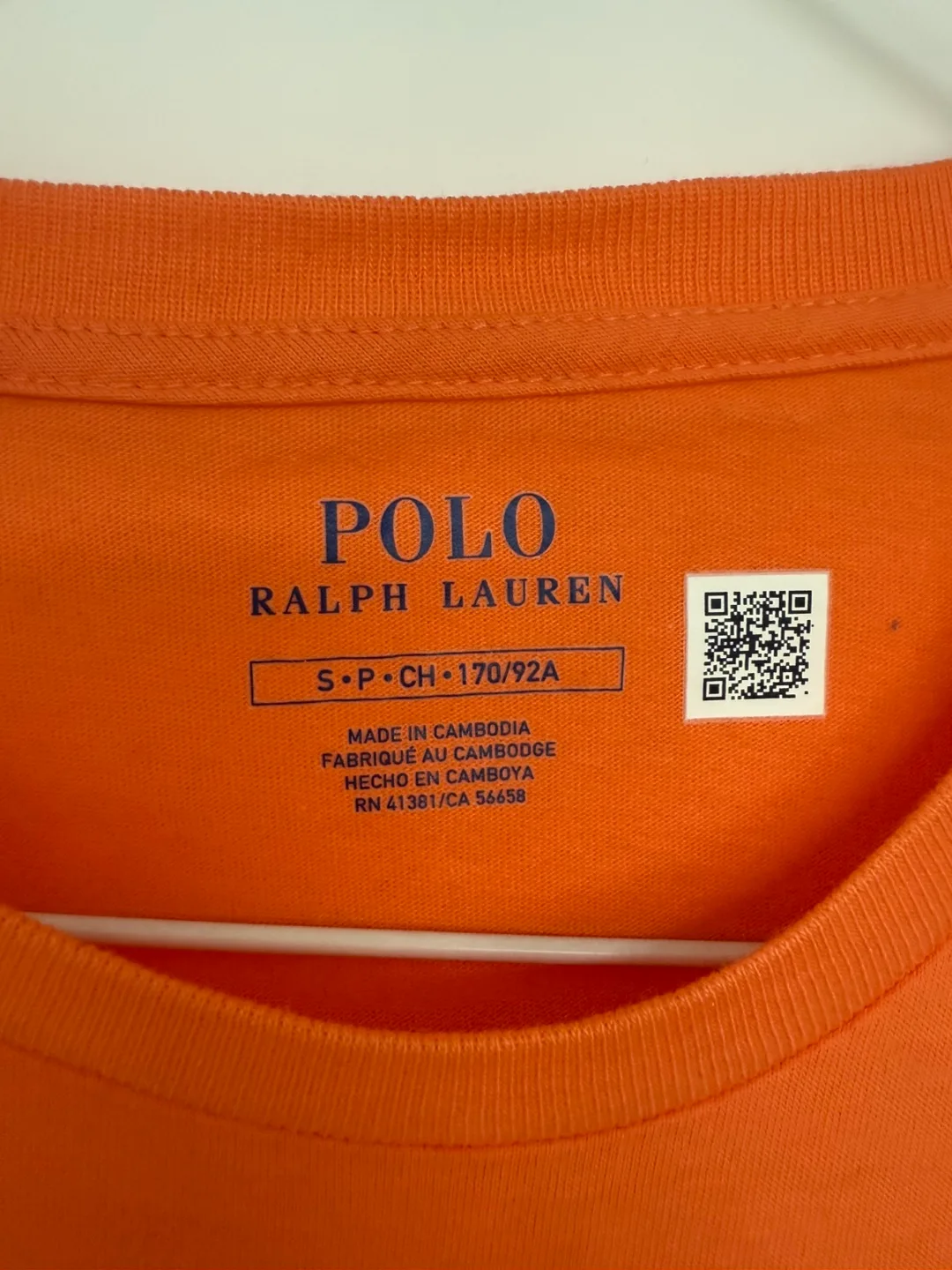 Polo Ralph Lauren Orange T-Shirt - Size S image indicator(2)