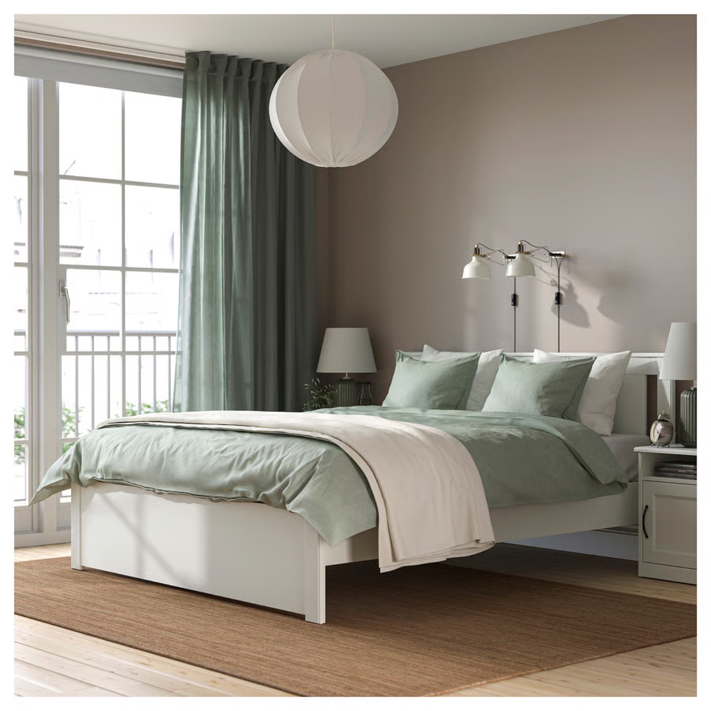 IKEA SONGESAND White Bed Frame - Queen Size - photo 4
