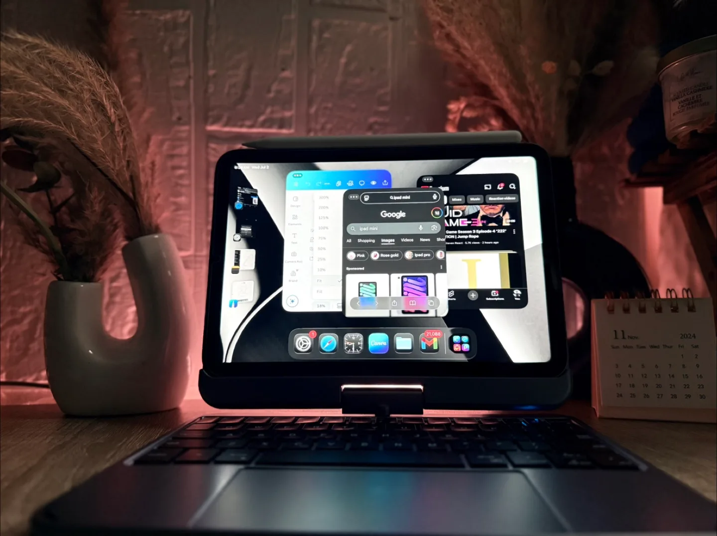 Trade iPad Mini 7th Cellular Pro Graphite  with Magic Keyboard image indicator(3)