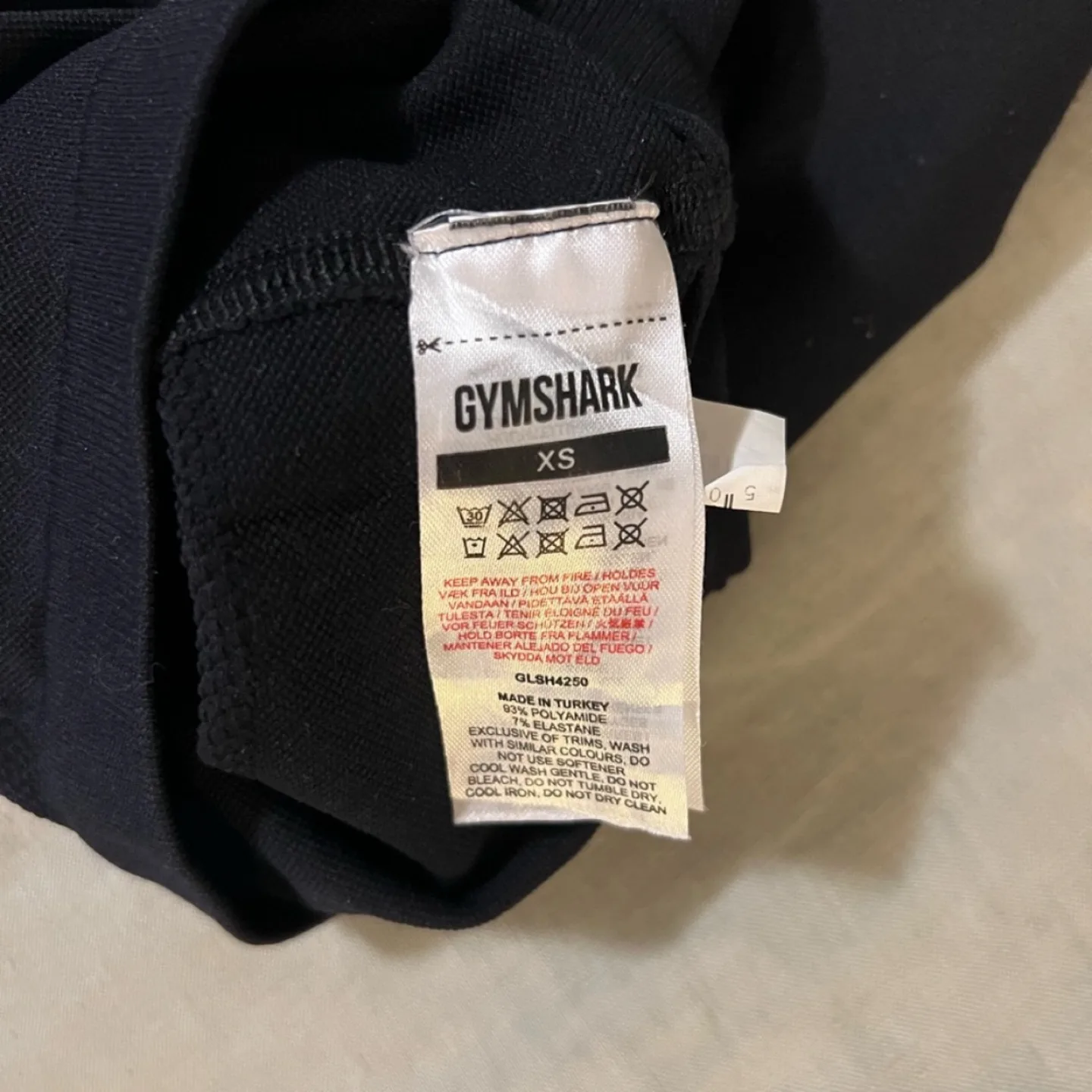 Gymshark bike shorts - XS image indicator(3)