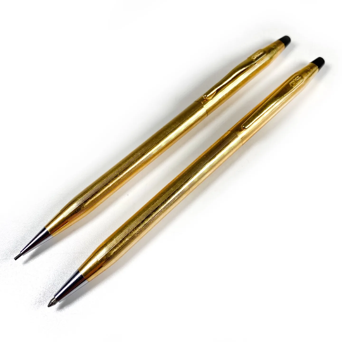 Vintage Cross 12K Gold-Filled Pen & Pencil Set thumbnail