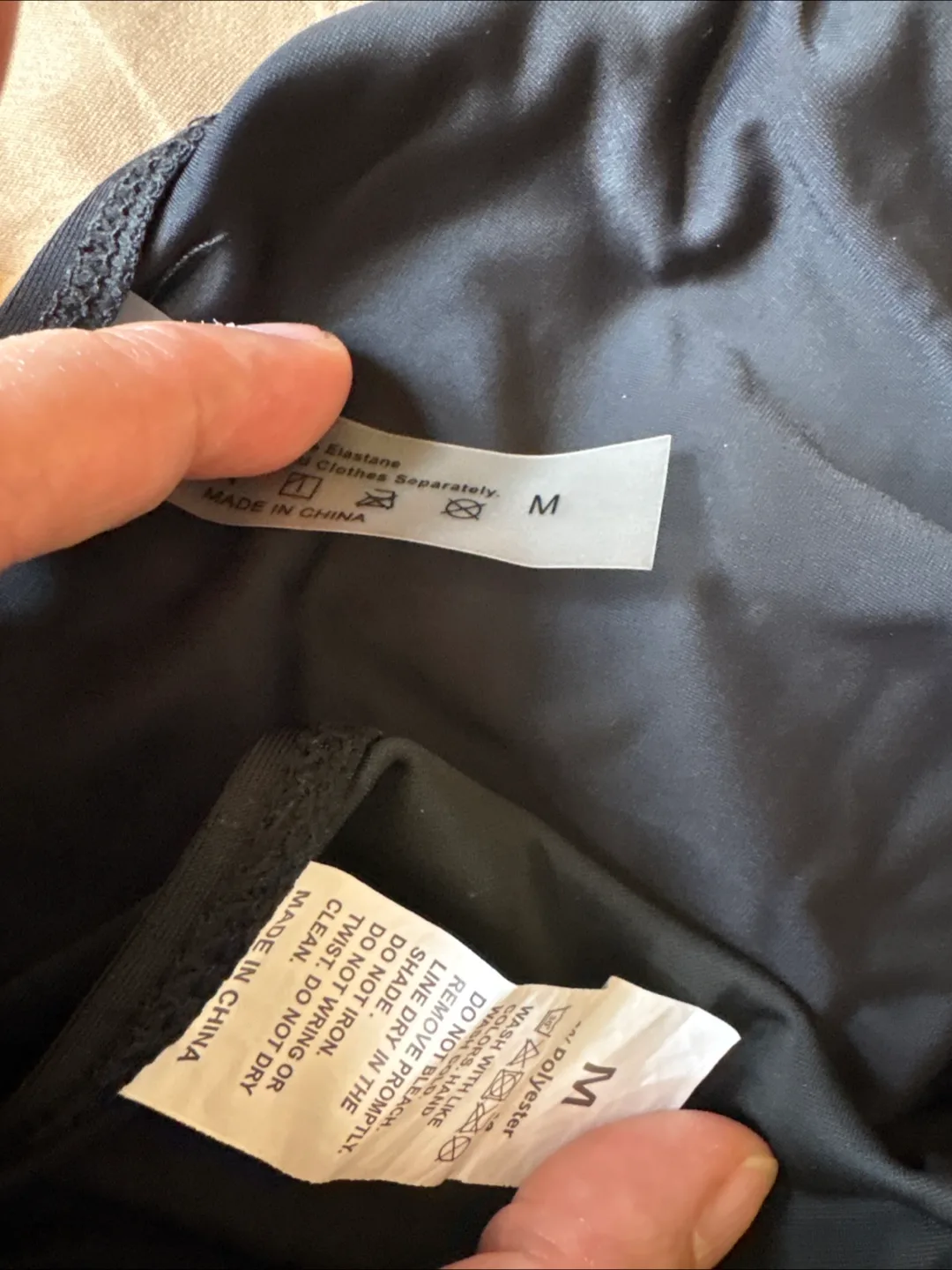 🇨🇦Two pairs of black bikini bottoms, size M image indicator(3)