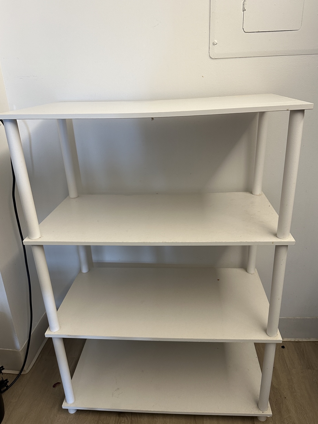White 4-Tier Shelf