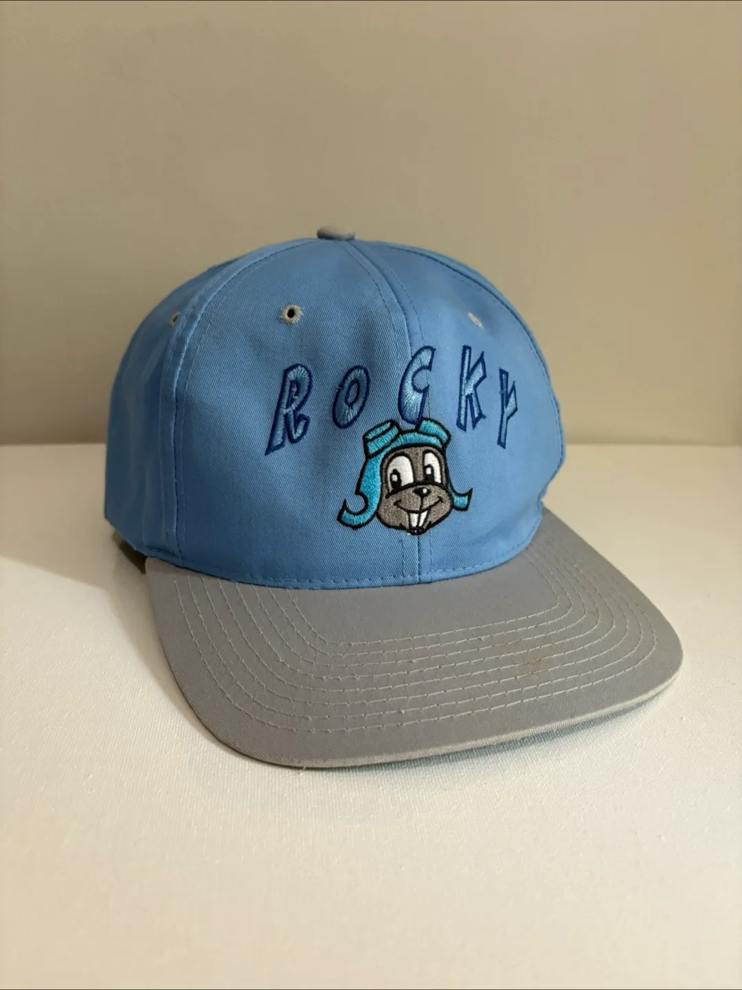 Vintage Rocky and Bullwinkle Hat 1993 snapback thumbnail