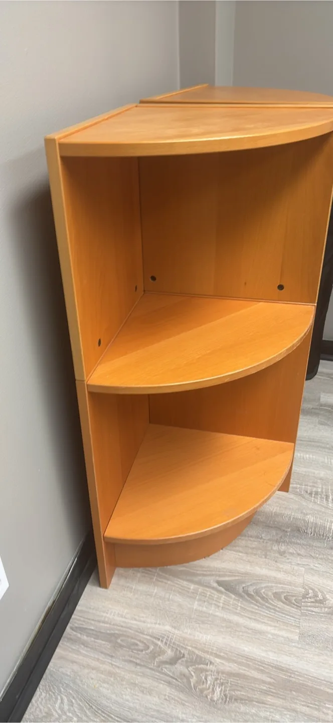 Wooden Corner Shelf Unit for best offer image indicator(3)