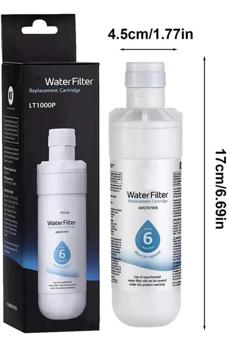LG LT1000P Refrigerator Water Filter - NEW thumbnail
