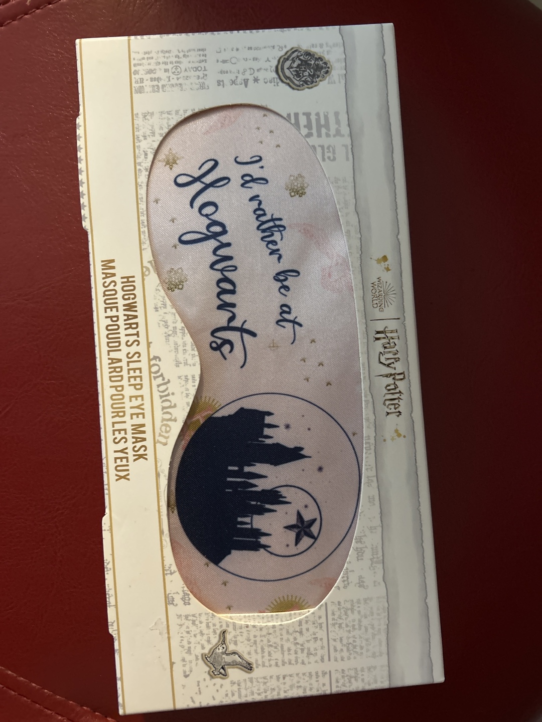 Harry Potter Hogwarts Sleep Eye Mask