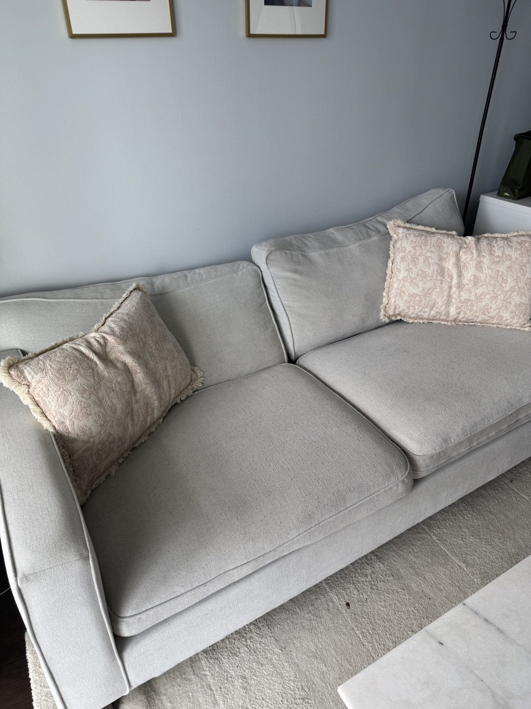 Structube Comfortable Light Grey Sofa - photo 4