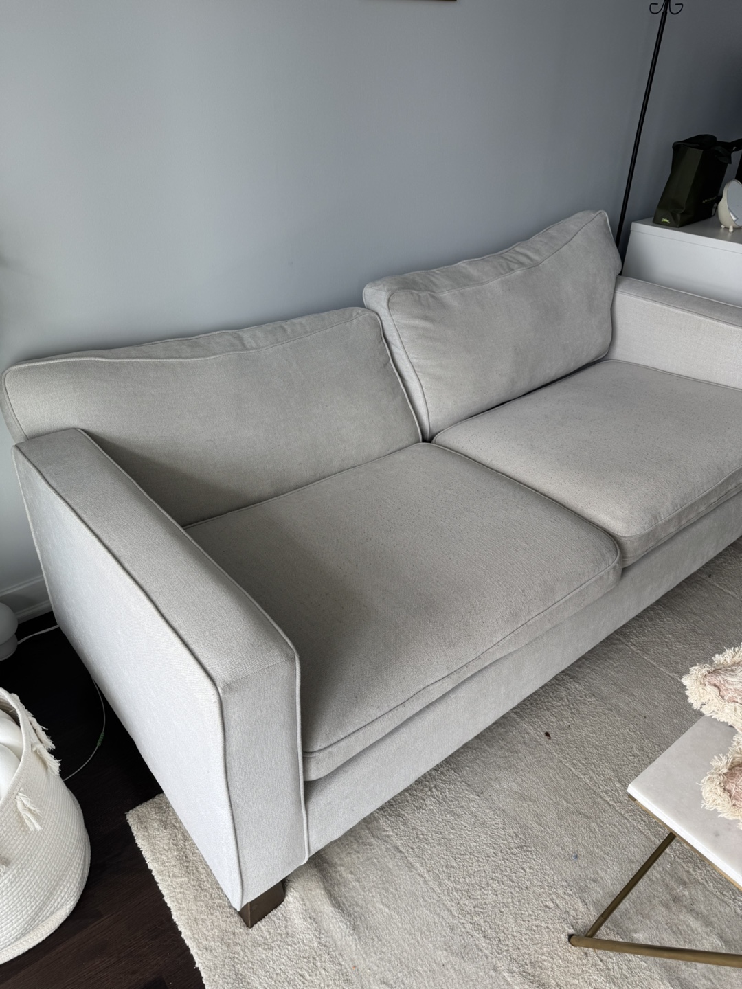 Structube Comfortable Light Grey Sofa - photo 3