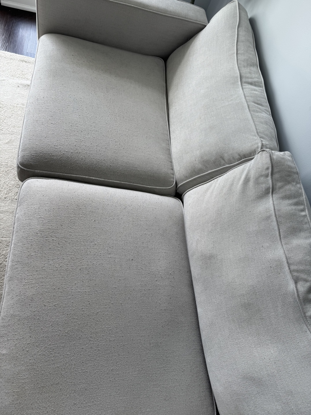 Structube Comfortable Light Grey Sofa - photo 2