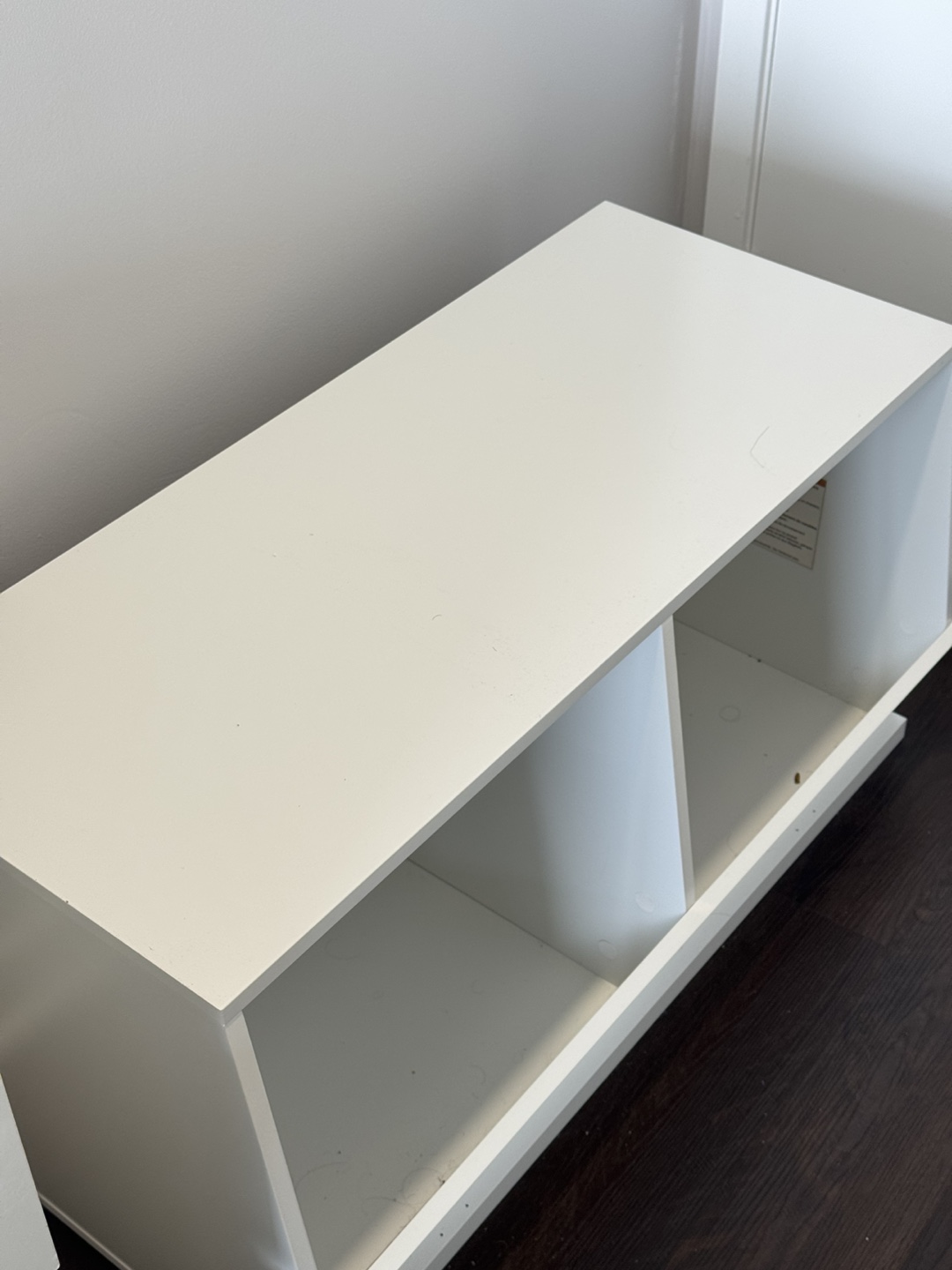 White Storage Shelf Unit