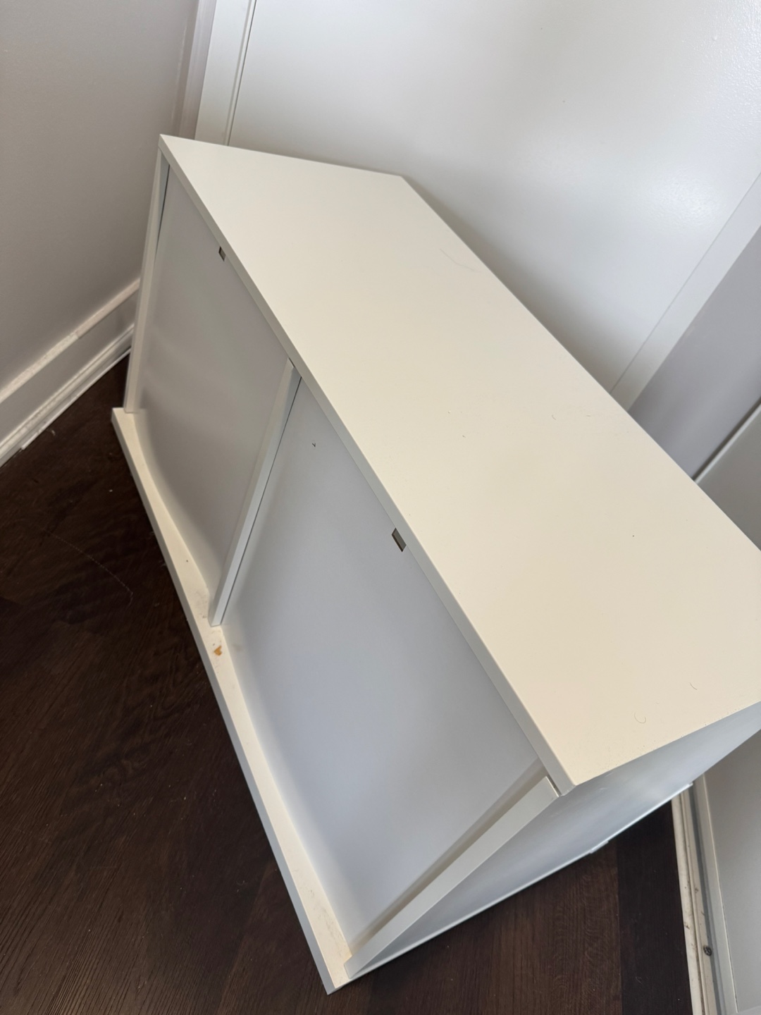 White Storage Shelf Unit - photo 3