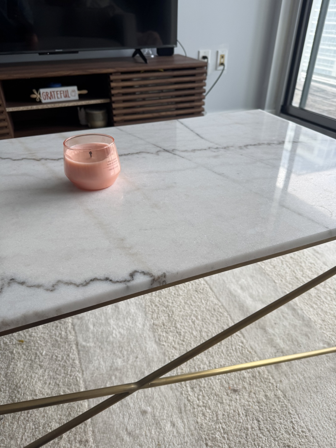 Marble Coffee Table - 121cm x 60cm - photo 2