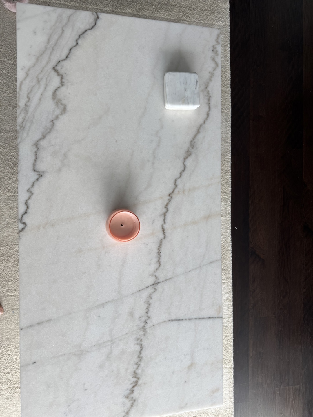 Marble Coffee Table - 121cm x 60cm - photo 3