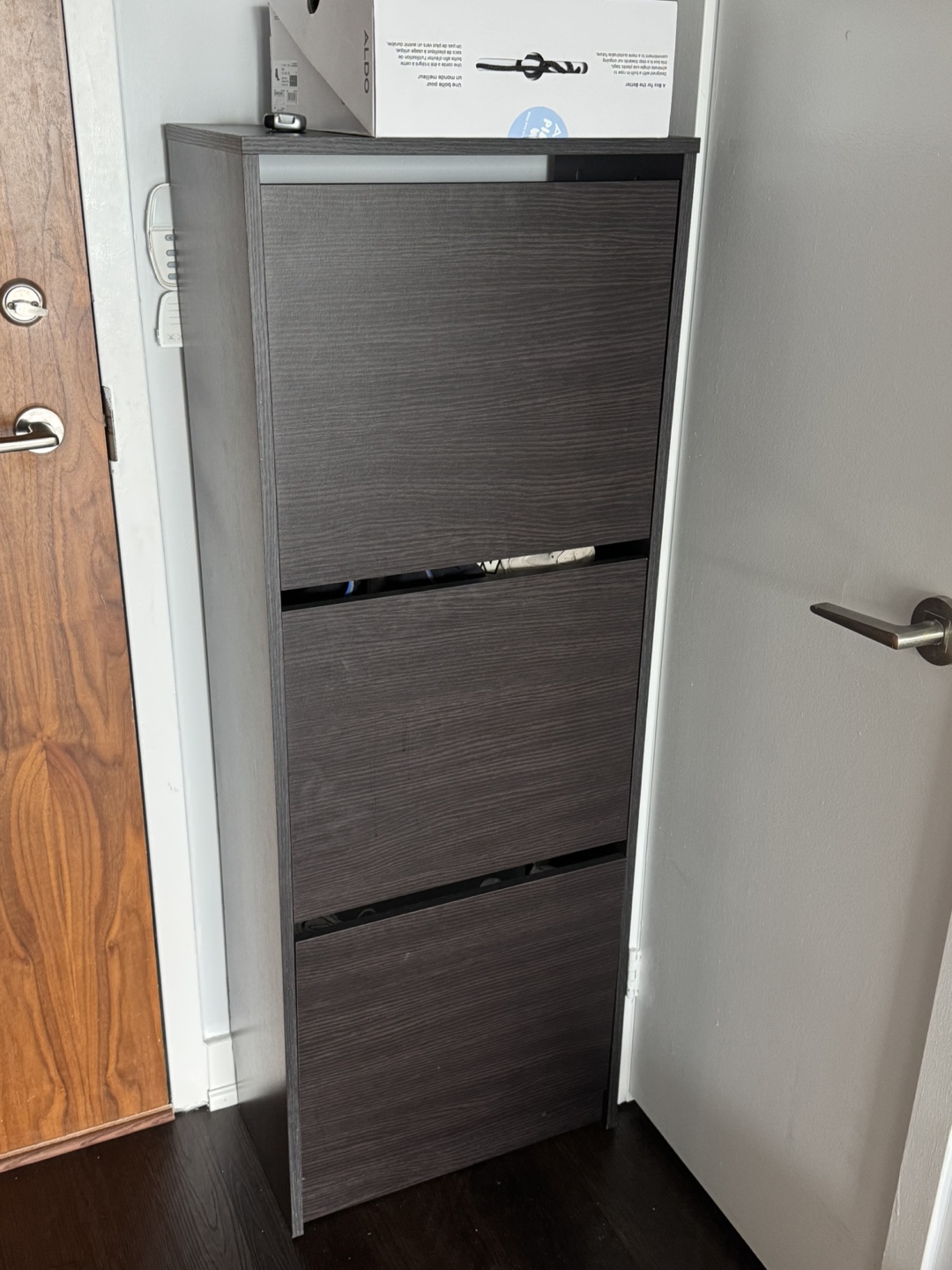 IKEA Hemnes Shoe Cabinet - Dark Brown