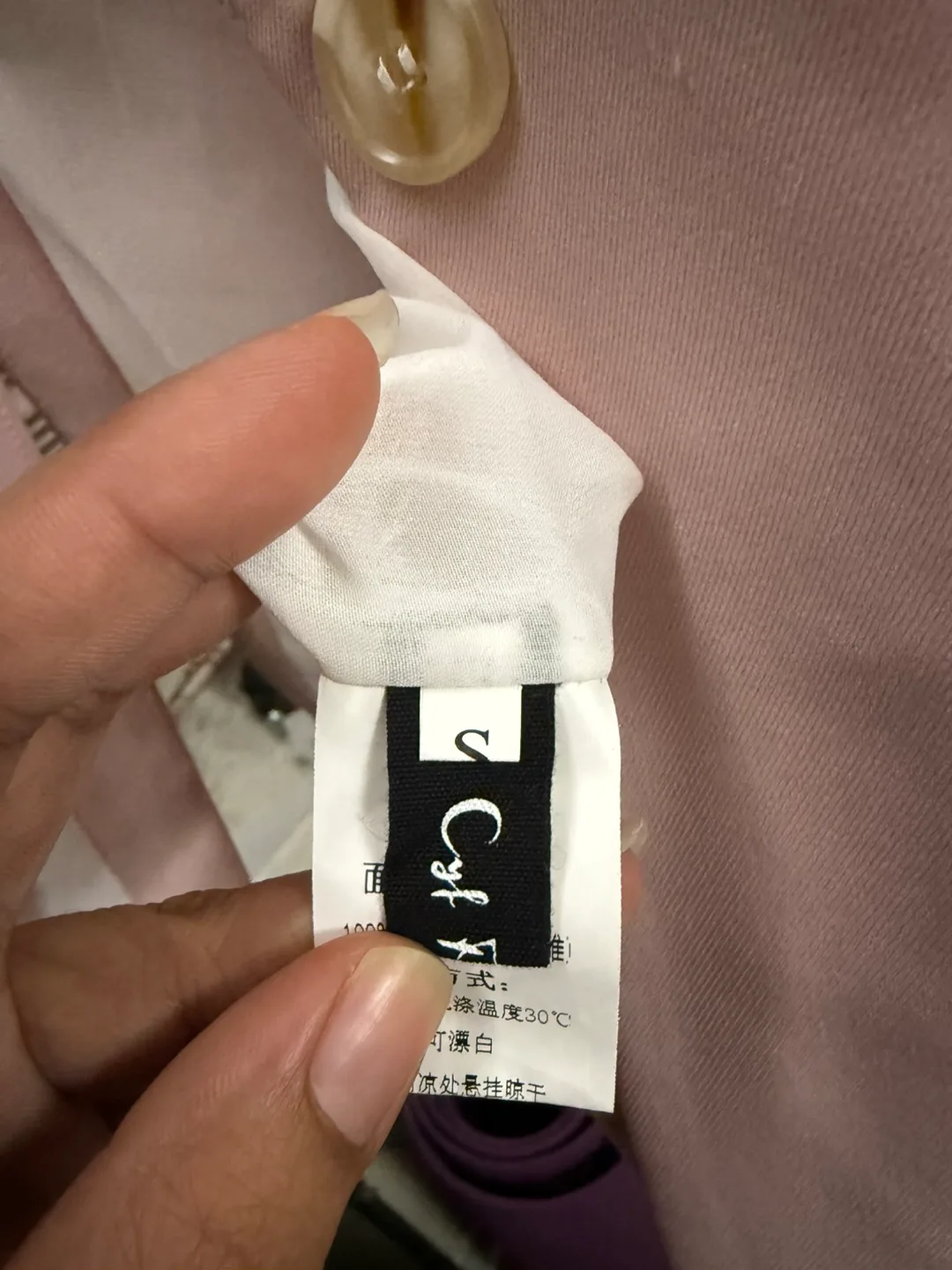 P1. Pink Blazer - Size Small image indicator(2)