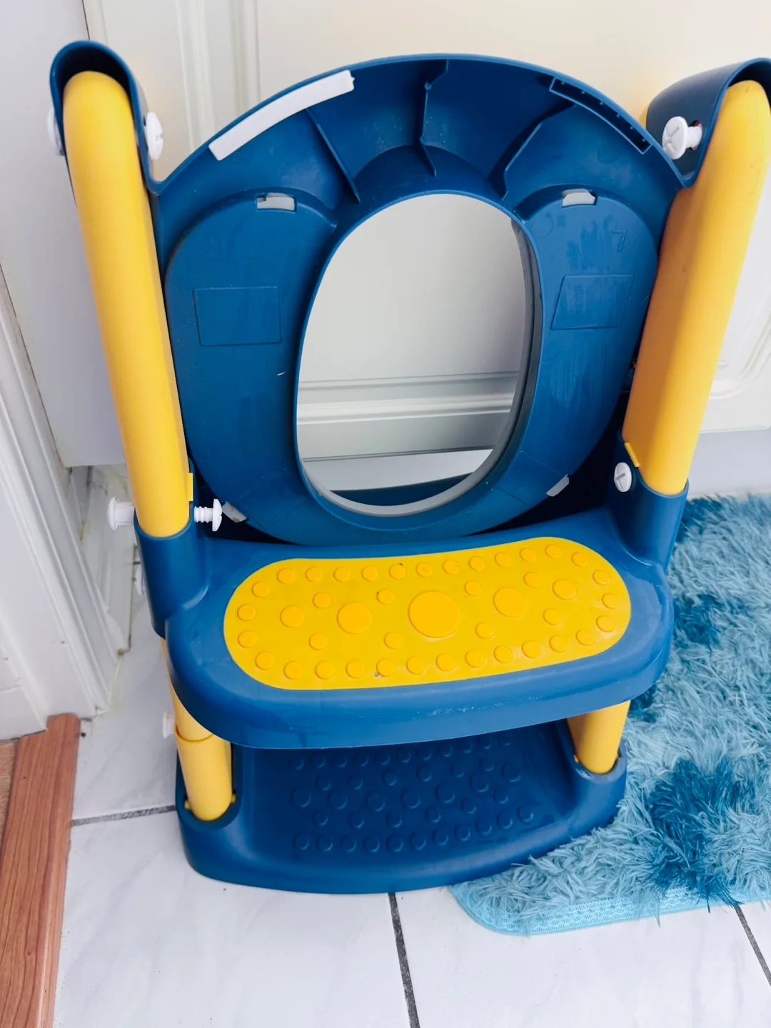 Blue & Yellow Potty Training Seat thumbnail
