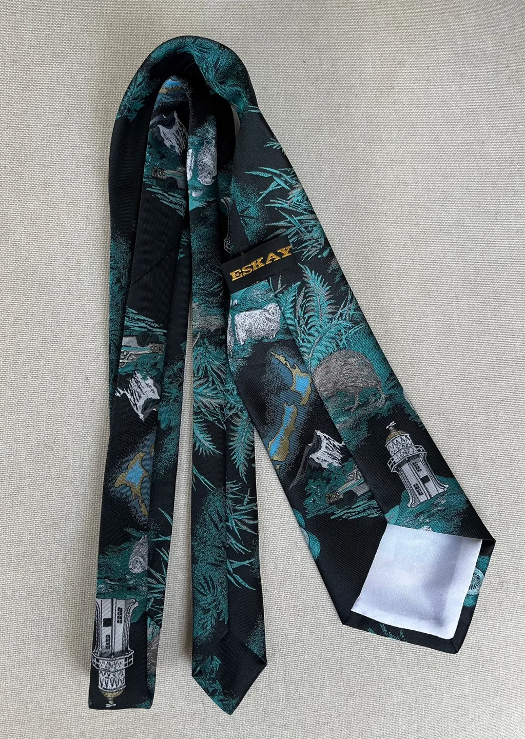 ESKAY New Zealand Themed Tie image indicator(5)