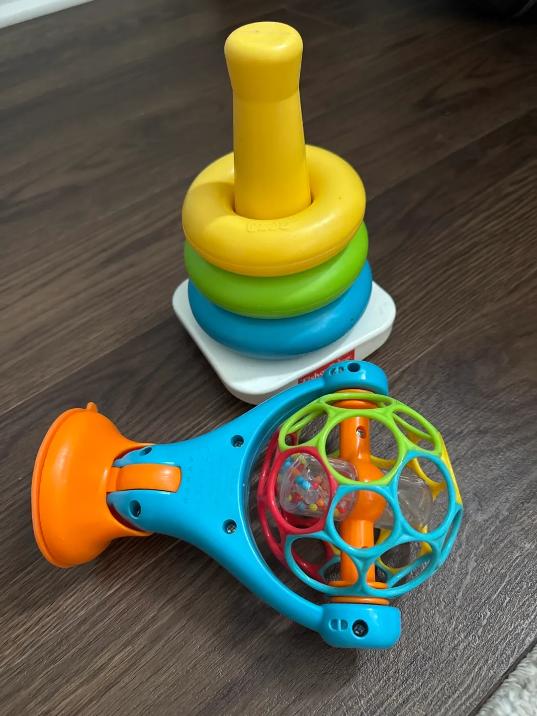 Fisher-Price Stacking Rings & Rattle Toy Bundle thumbnail