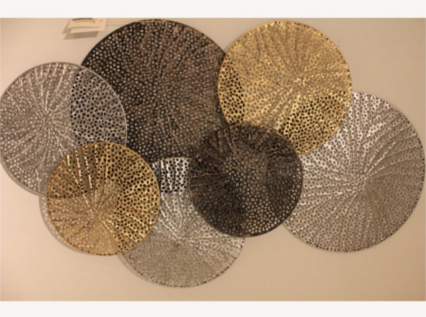 Layered  Metal Wall Decor