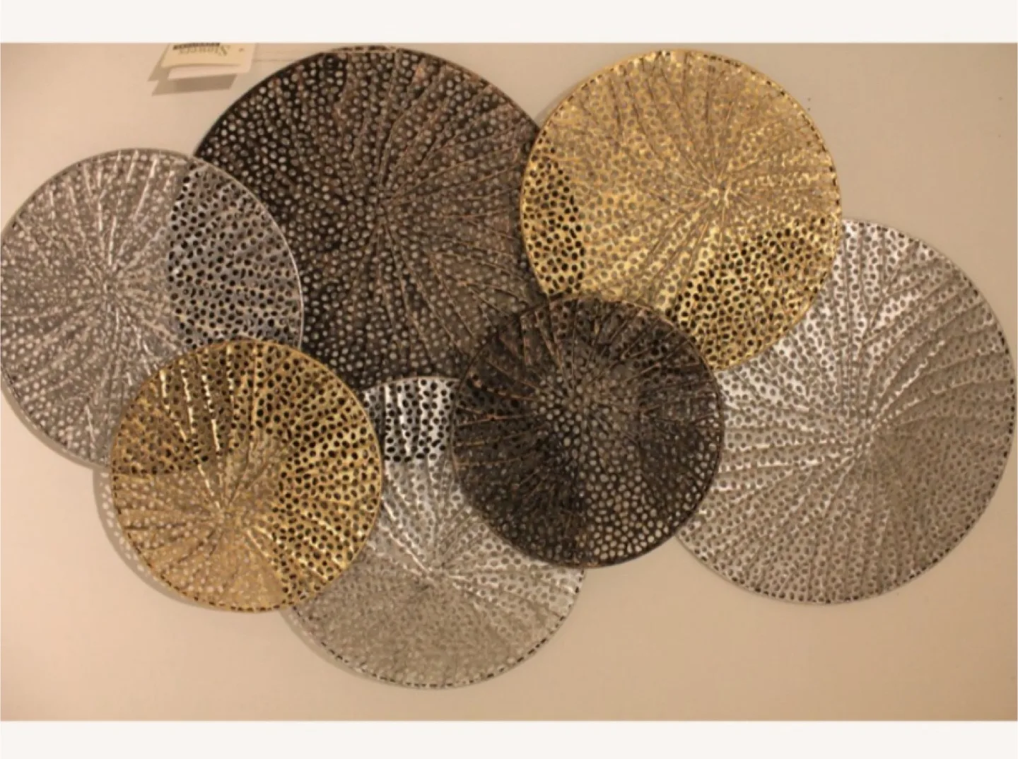Layered  Metal Wall Decor thumbnail