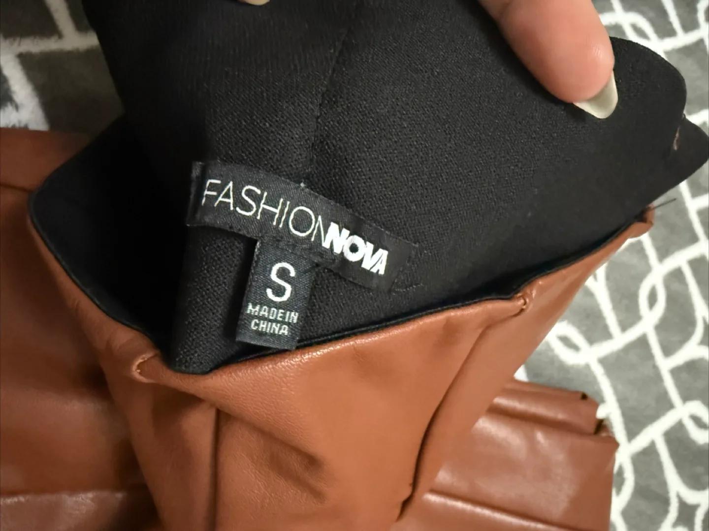 L2. 2 pcs Leather pants with freebies image indicator(2)