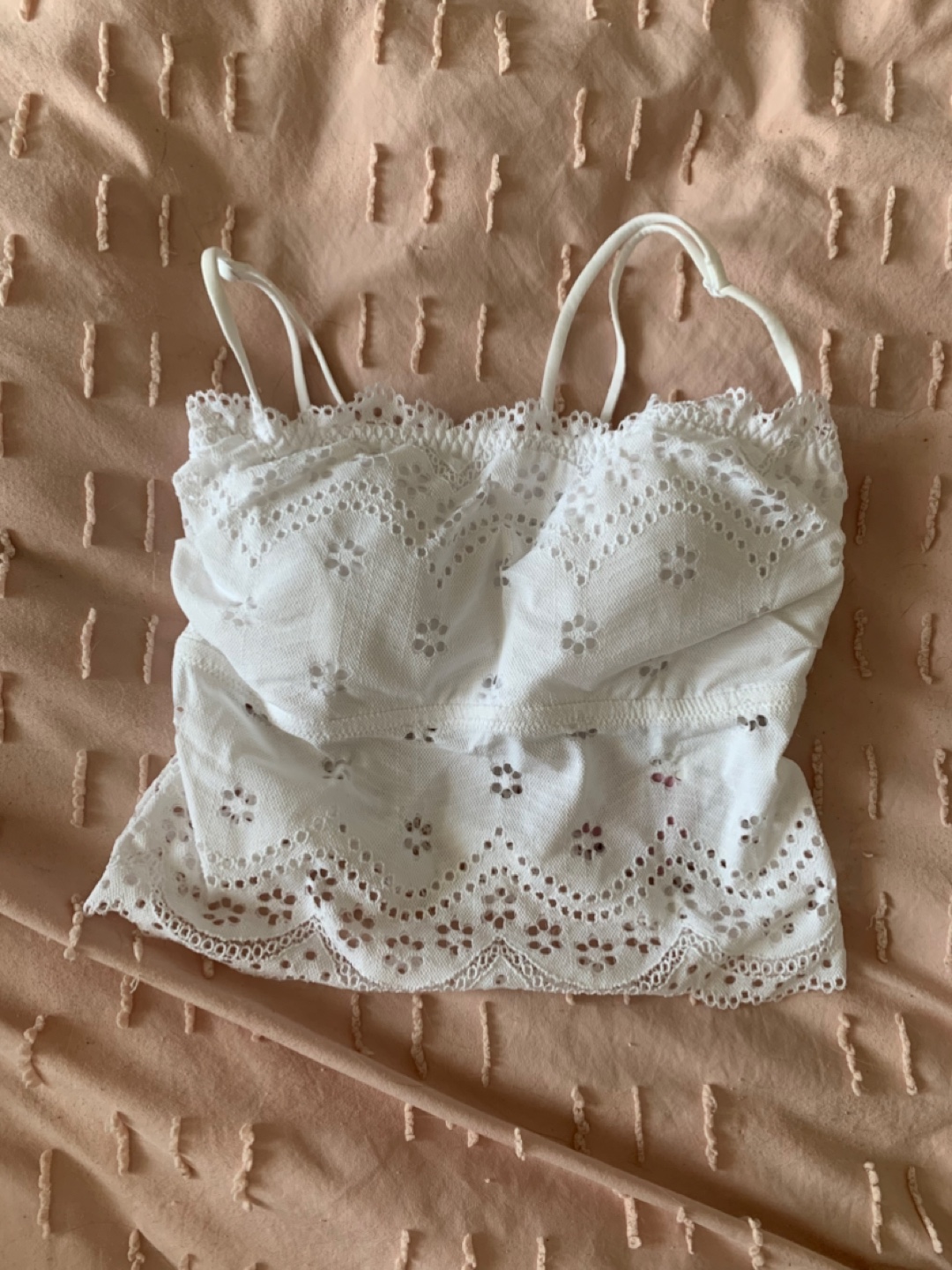 White Lace Cami Top