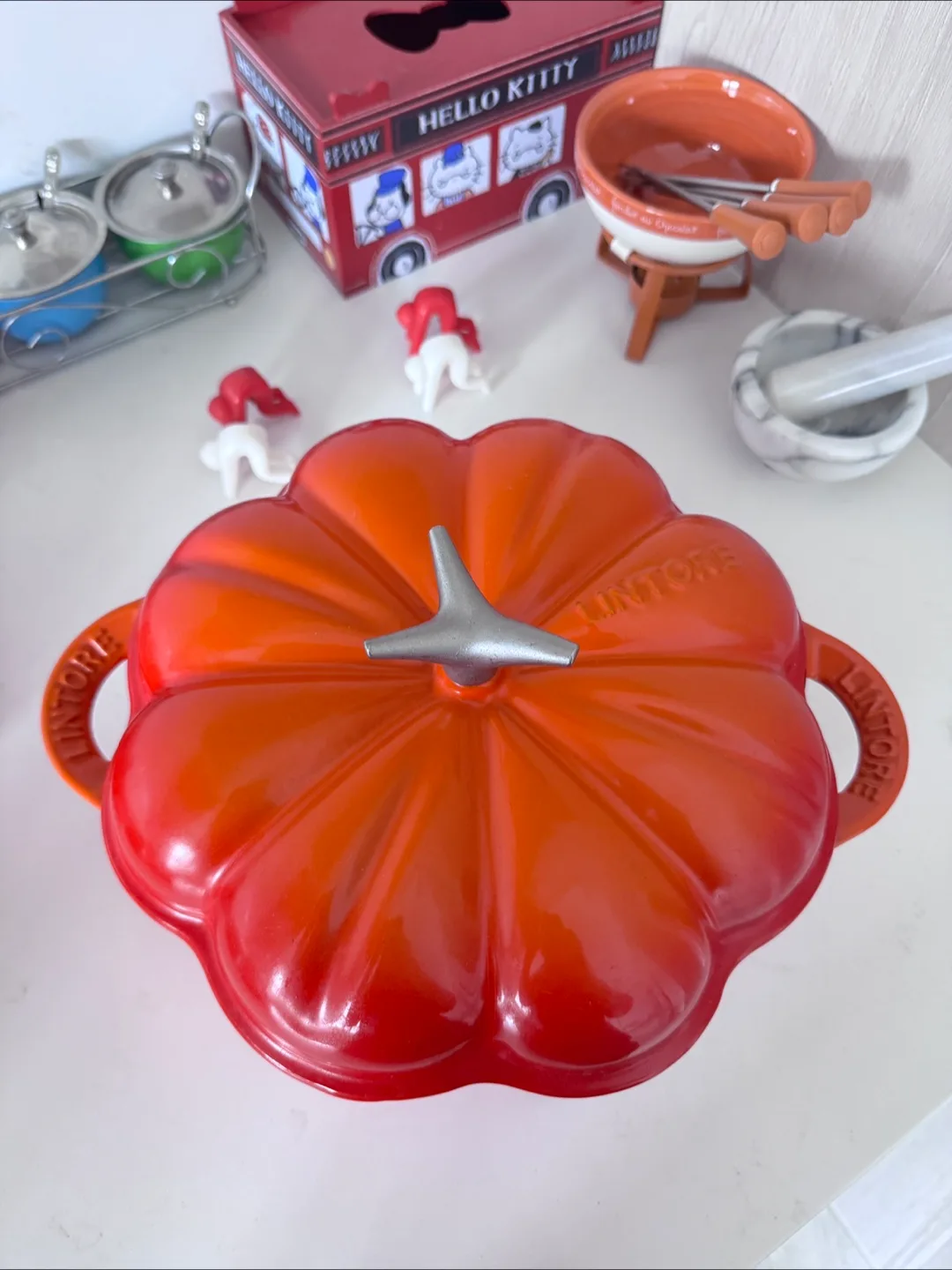 Cast Iron Pumpkin Dutch Oven Pot thumbnail