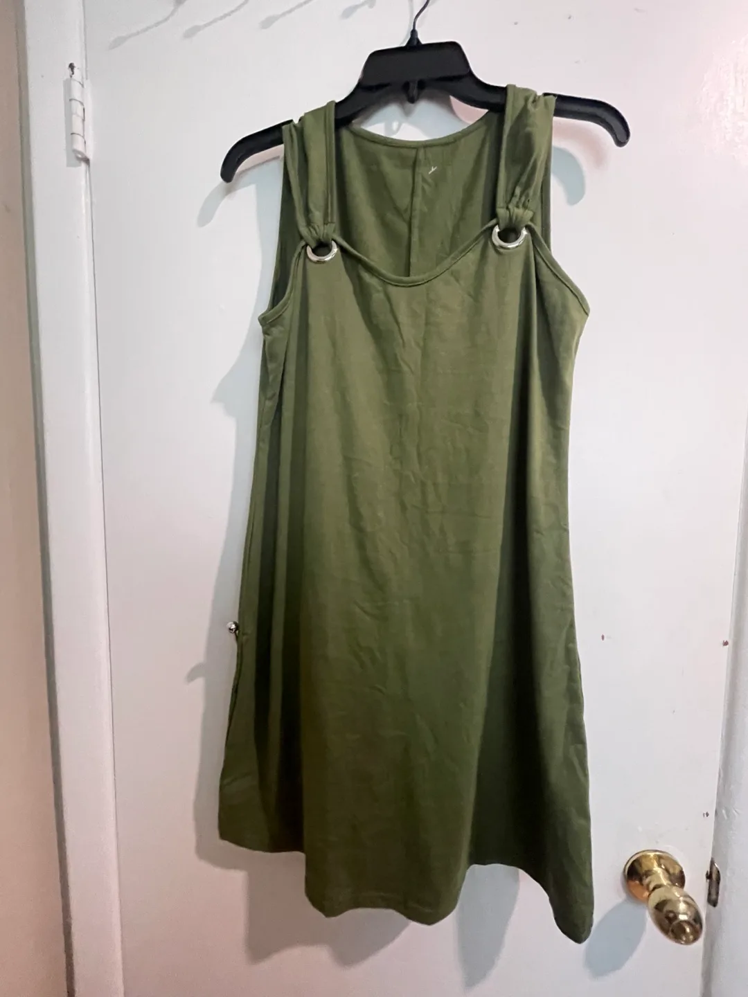 BRAND NEW Summer Dress - Olive Green thumbnail