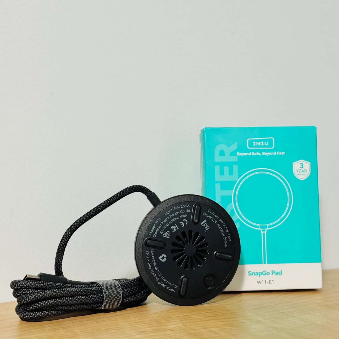 MagSafe Charger with Cooling Fan - Qi2 INIU - Brand New 🇨🇦 image indicator(2)