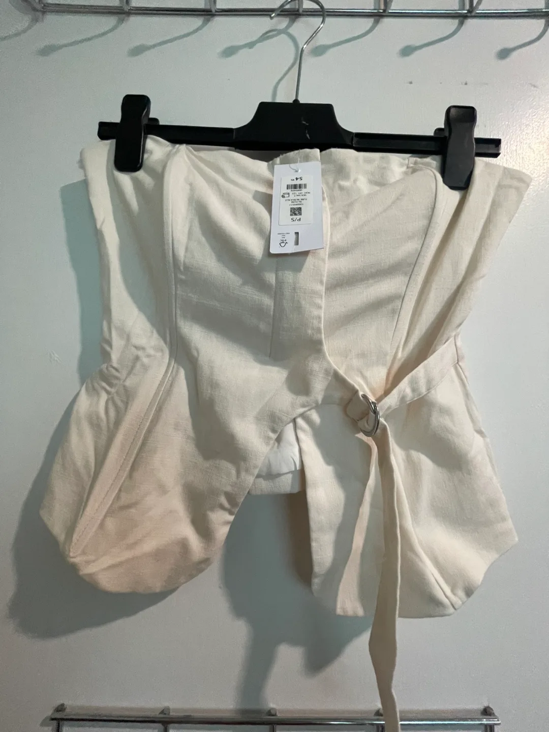 BRAND NEW Cream Corset Top - Size S/M thumbnail