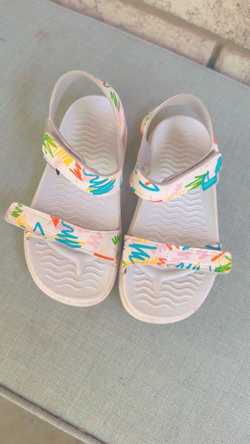 Native Kids White Sandals