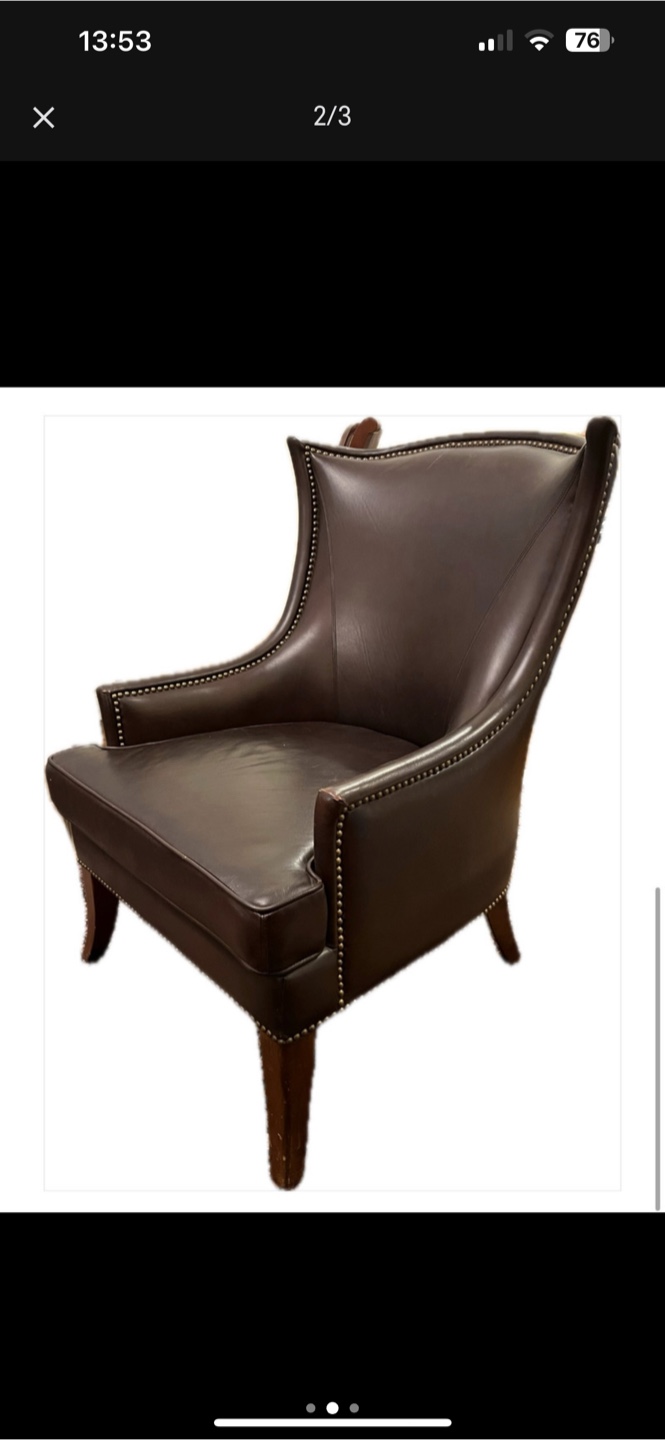 Bombay Co. Leather Armchair - photo 2