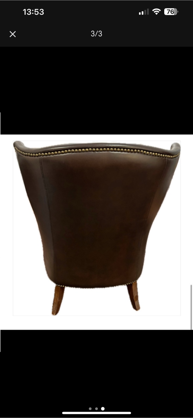 Bombay Co. Leather Armchair - photo 3