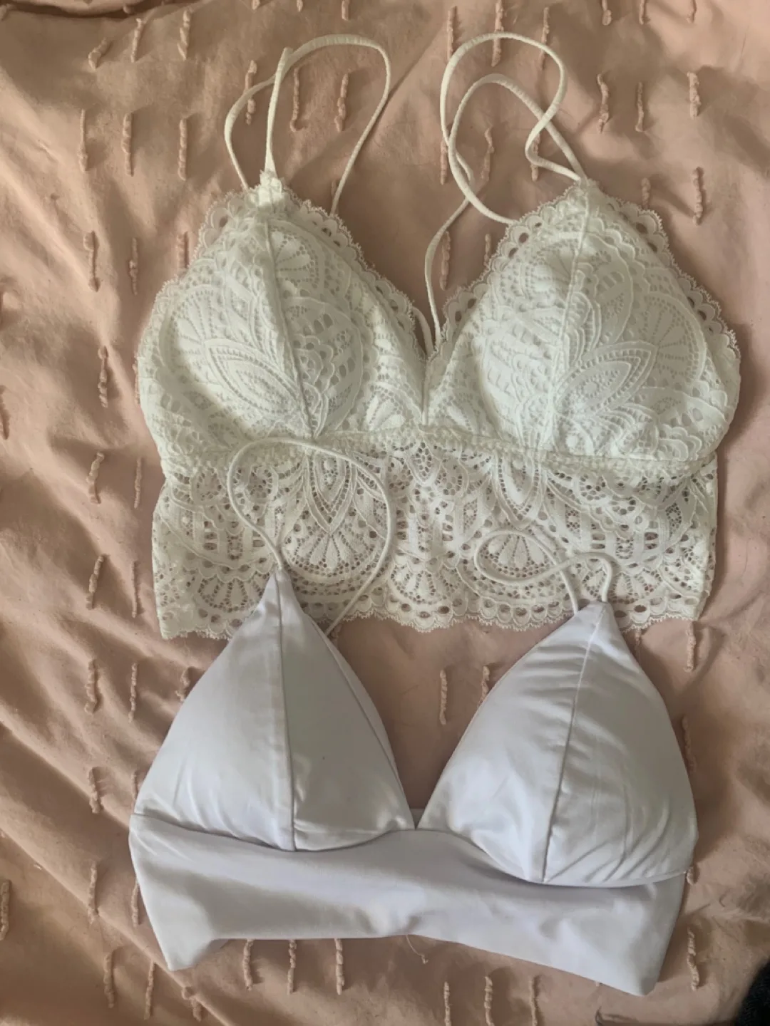 White Bralette Set