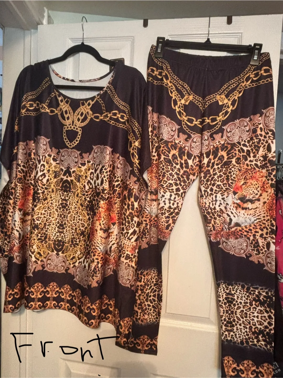Leopard Print Two-Piece Set thumbnail