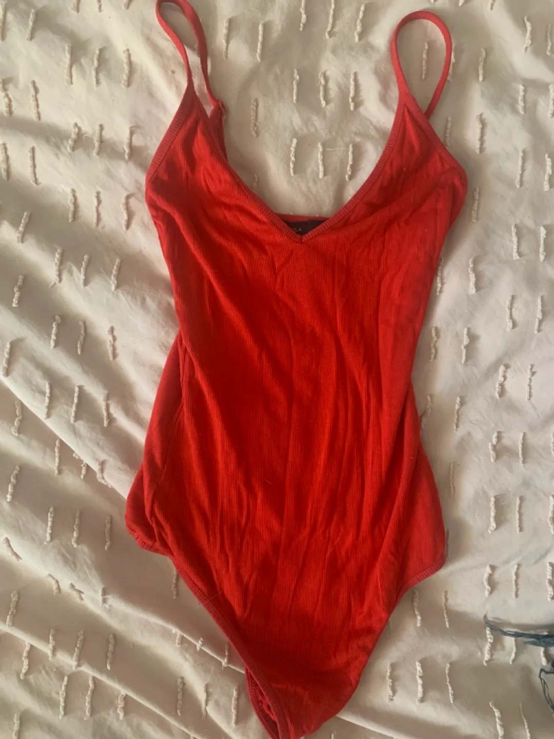 Hot Red Bodysuit